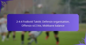 2-4-4 Fodbold Taktik: Defensiv organisation, Offensiv støtte, Midtbane balance